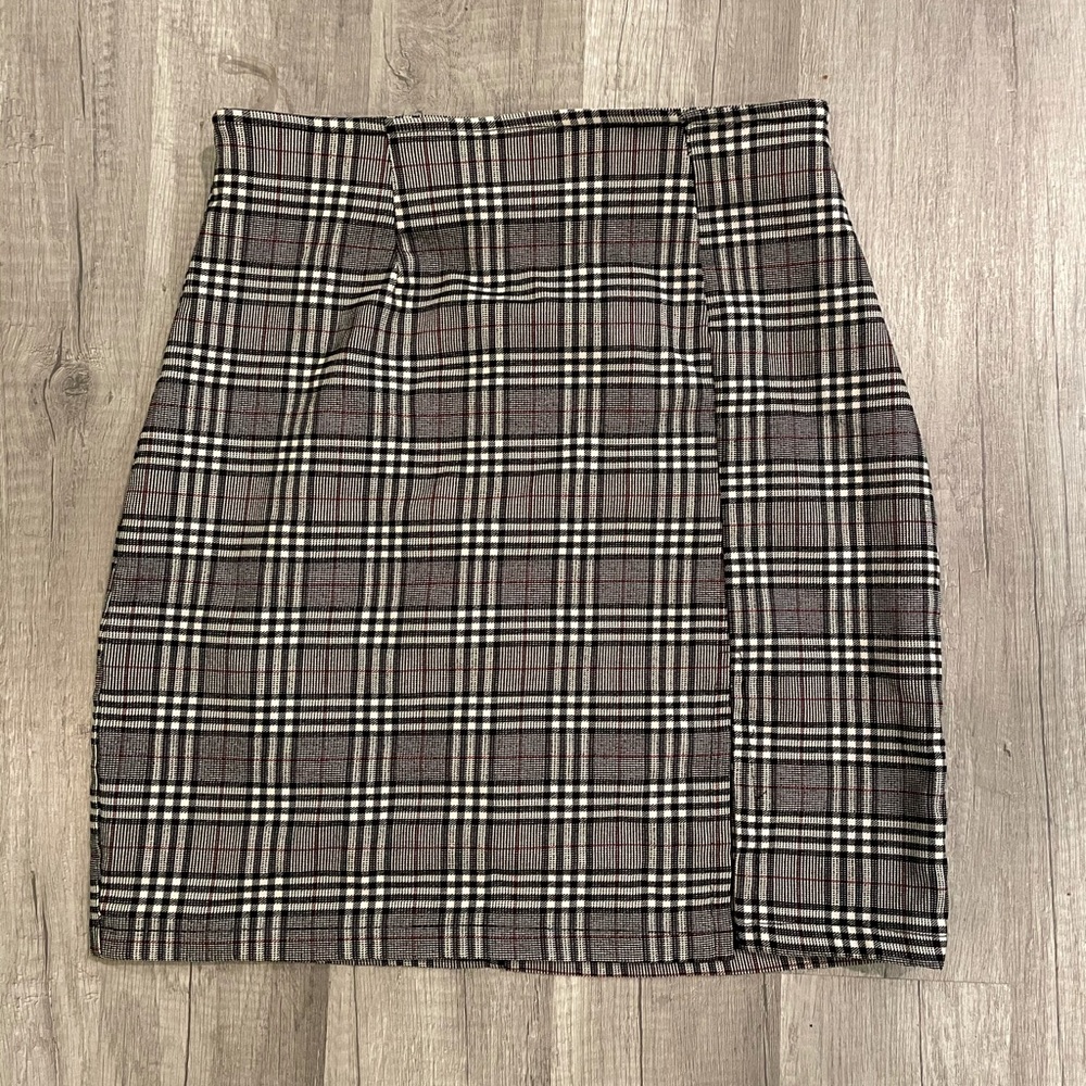 Windsor plaid mini skirt
